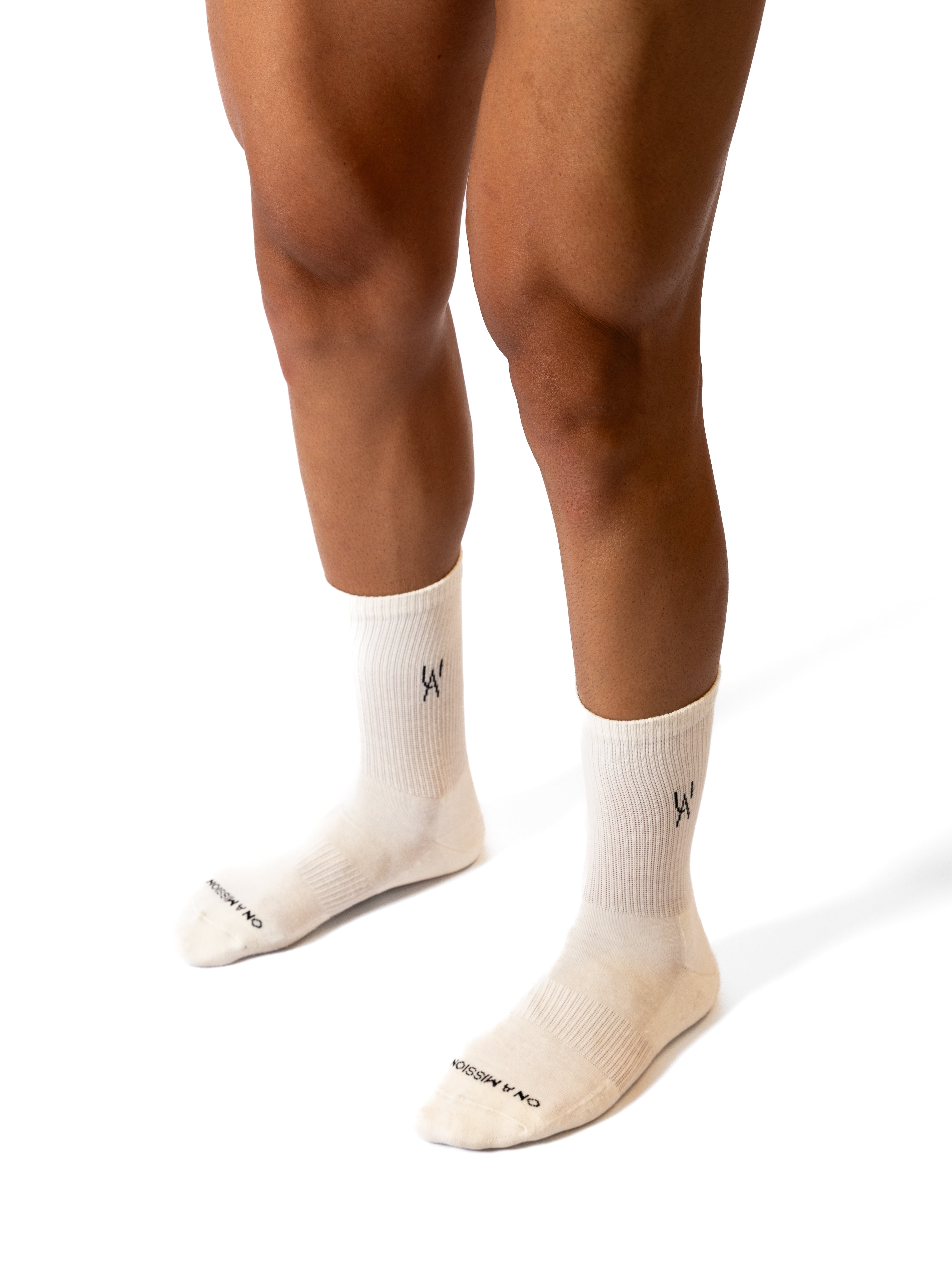 YOU ARE Socks Off-White